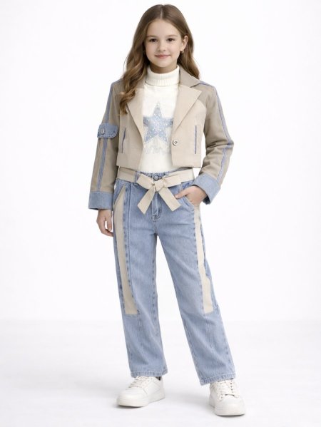 طقم بناتي خريفي