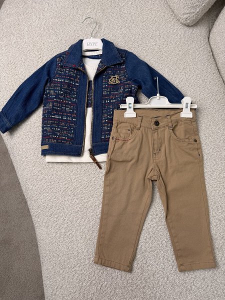 طقم ولادي أنيق ومميز من أرقى الاقمشه التركيا