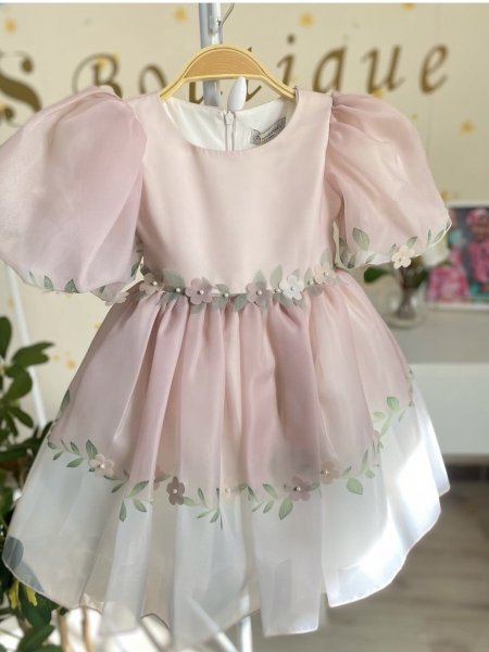 فستان بناتي & حقيبه & طوق